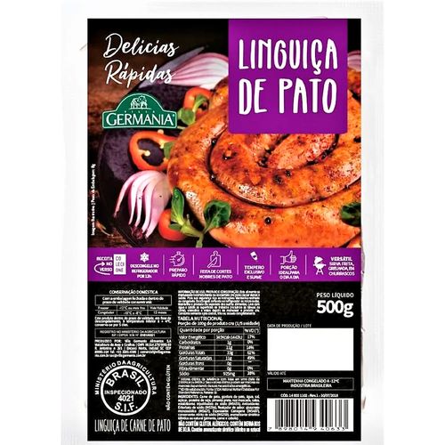 Linguiça de Pato Villa Germania 500g