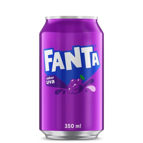 Refrigerante Fanta Uva Lata 350ml