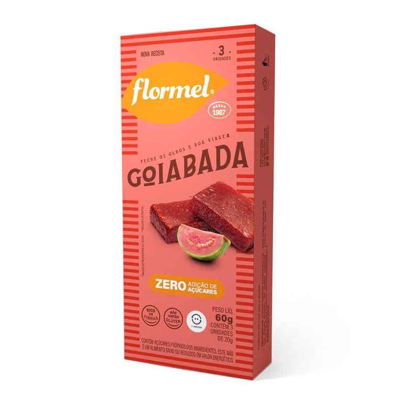 Goiabada-Flormel-Zero-com-3-Unidades-60g