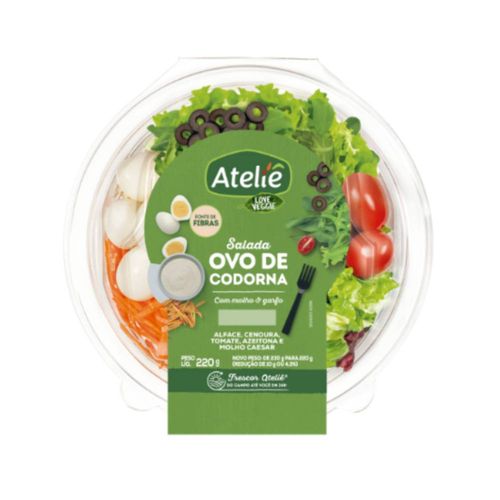 Salada Ateliê do Sabor Ovo de Codorna 220g