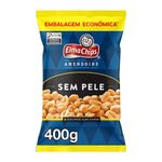 Amendoim-Frito-Salgado-sem-Pele-Elma-Chips-Pacote-400g-Embalagem-Economica