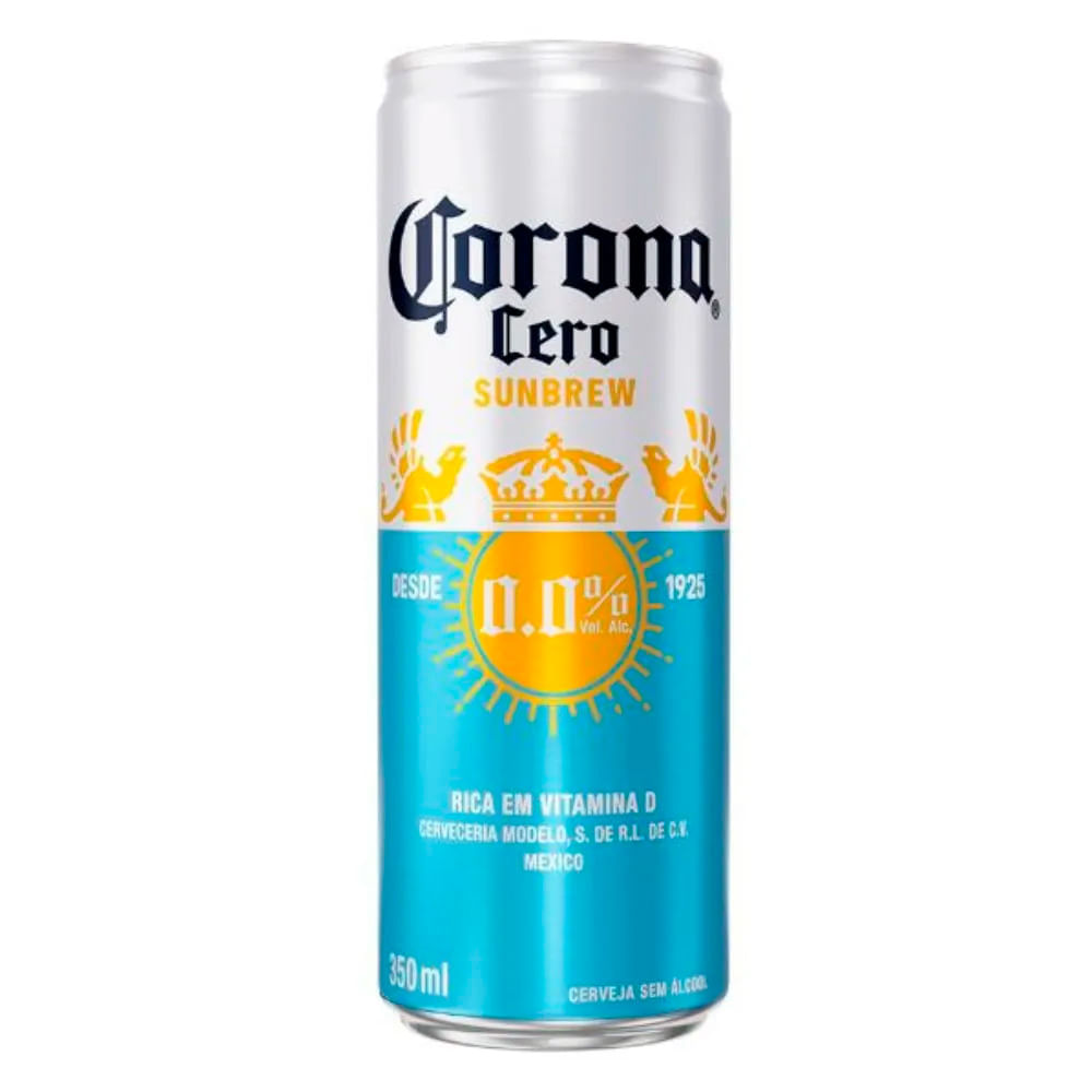 Cerveja Corona Zero Lata 350ml - Zona Sul