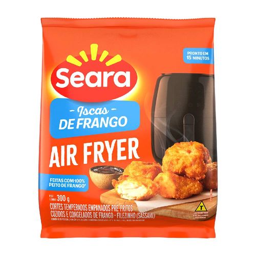 Iscas de Frango Tradicional Empanado Crocante Seara 300g