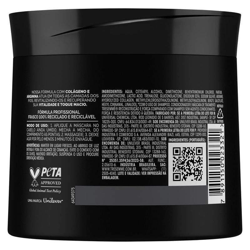 Mascara-de-Tratamento-Tresemme-Reconstrucao-Ultra-Intensa-Pote-400g