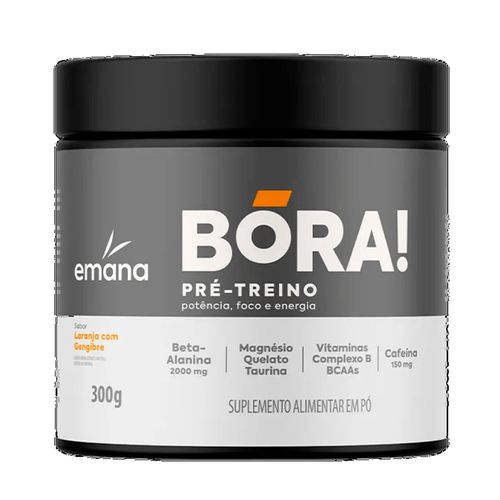 Pré Treino Emana Bora Gengibre 300g