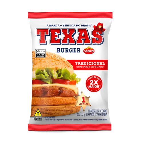Hambúrguer Misto Tradicional Texas 112g
