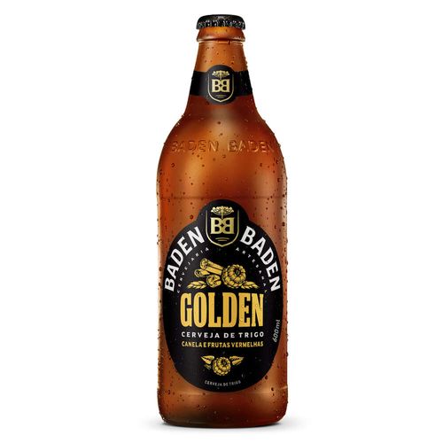 Cerveja Baden Baden Golden Ale Canela e Frutas Vermelhas Garrafa 600ml
