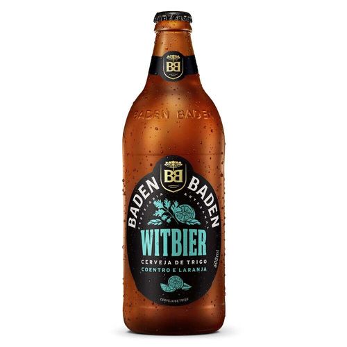 Cerveja Baden Baden Witbier Coentro e Laranja Garrafa 600ml