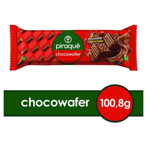 Chocowafer Piraque Cobertura de Chocolate 100,8g