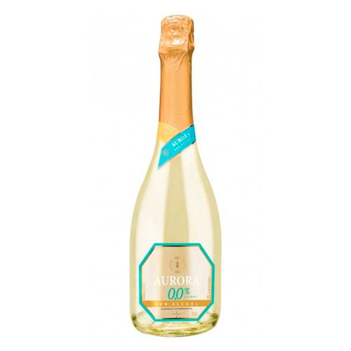 Espumante Branco Brasileiro Aurora 0,0% Sem Álcool Garrafa 750mL