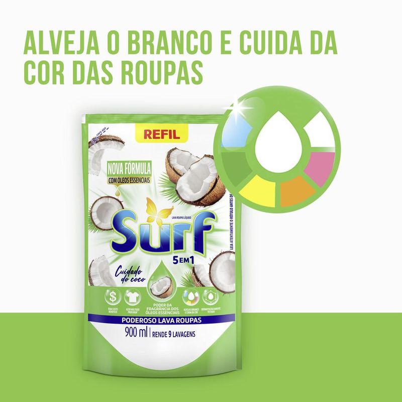 Sabao-Liquido-5-em-1-Surf-Cuidado-do-Coco-900-ml-Refil