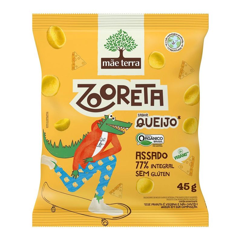 Salgadinho-Organico-Infantil-Mae-Terra-Zooreta-Queijo-45-g