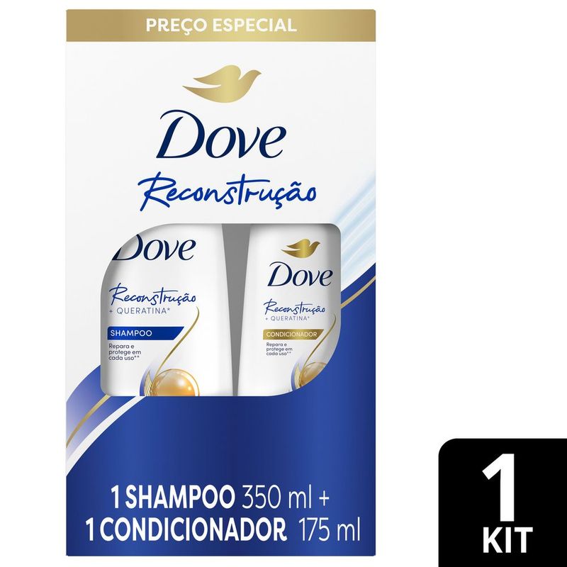 Kit-Shampoo-e-Condicionador-Dove-Reconstrucao-350-ml---175-ml