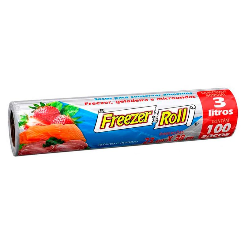 Saco-para-Freezer-Dover-Roll-3L-com-100-Unidades