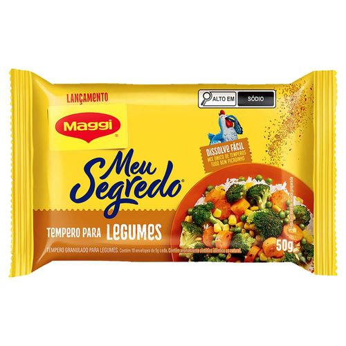 Tempero Granulado Meu Segredo Maggi Legumes 50g