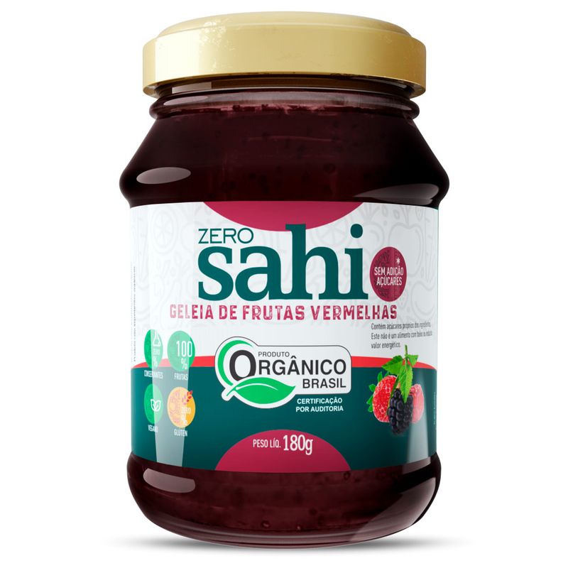 Geleia-Organica-Sahi-Zero-Acucar-Frutas-Vermelhas-180g