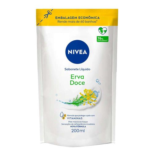 Sabonete Líquido Refil Nivea Erva Doce 200ml