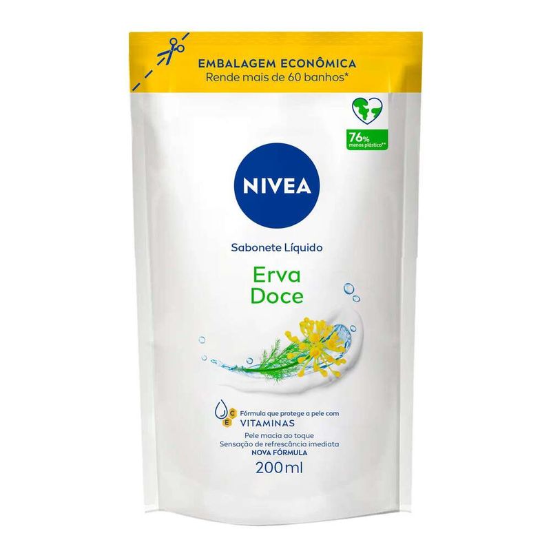 Sabonete-Liquido-Refil-Nivea-Erva-Doce-200ml