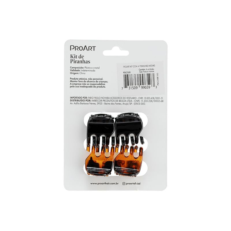 Kit-Mini-Prendedor-para-Cabelo-Sortido-Proart-4-Unidades