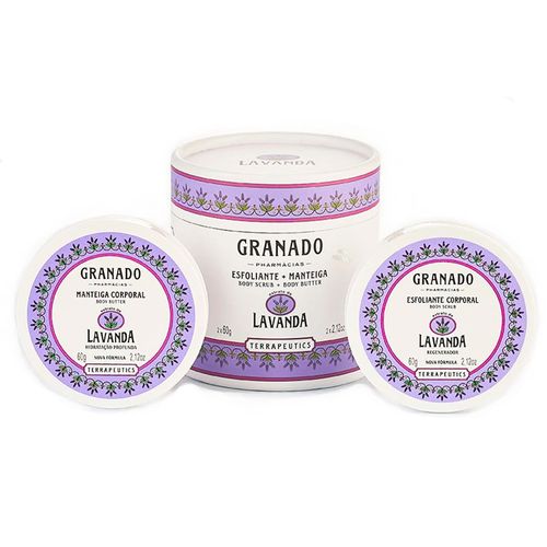 Kit Esfoliante e Manteiga Corporal Granado Lavanda