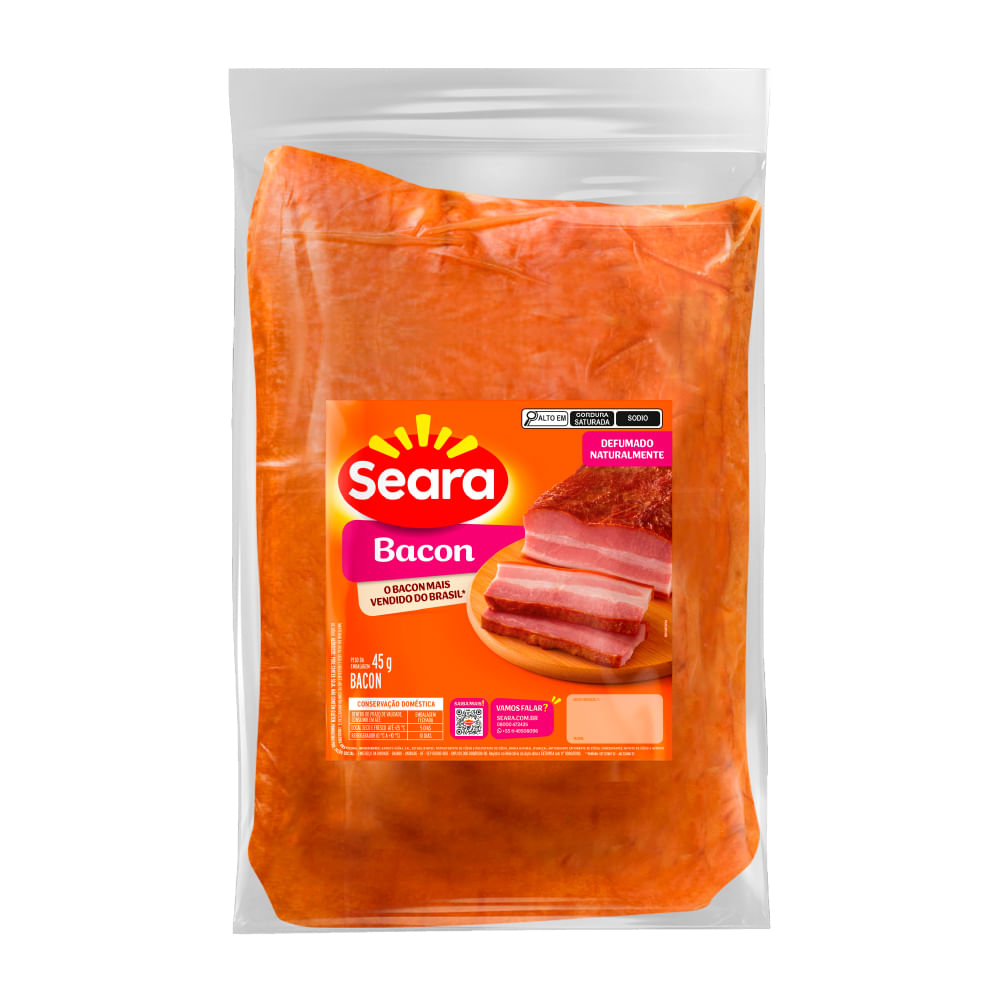 Bacon Suíno Defumado Seara 500g