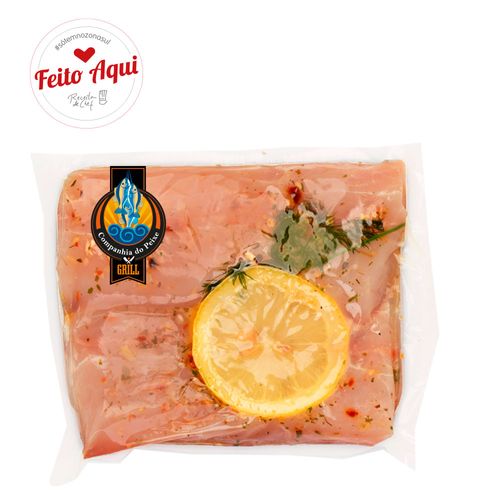 Peixe Filé de Dourado Temperado Cia do Peixe 500g