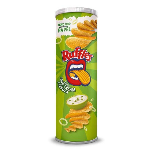 Batata Frita Ruffles Sour Cream Tubo 100g