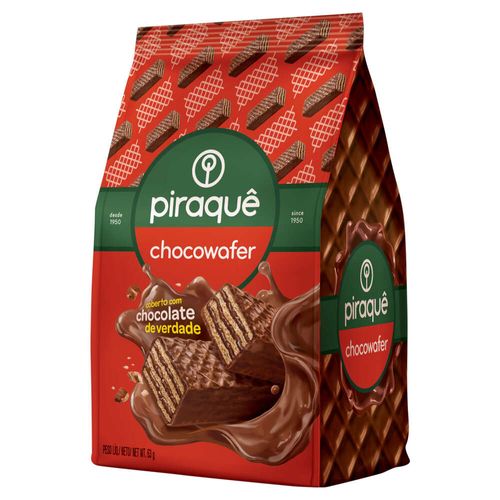 Chocowafer Piraquê Cobertura Chocolate 63g
