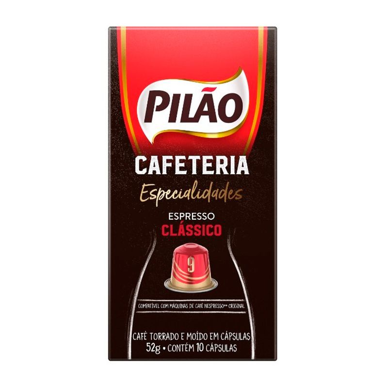 Capsulas-de-Cafe-Pilao-Cafeteria-Especialidades-10-Unidades-52g