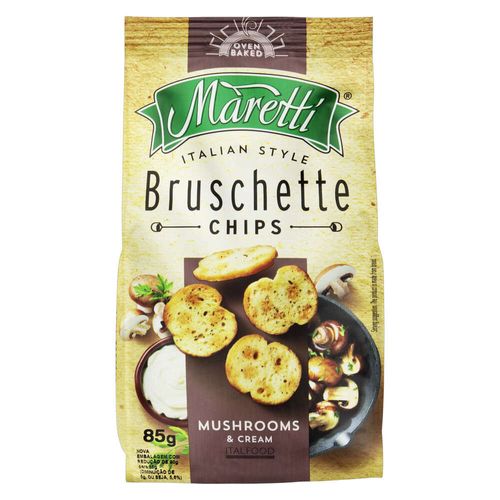 Torrada Italiana Maretti Cogumelos e Creme 85g