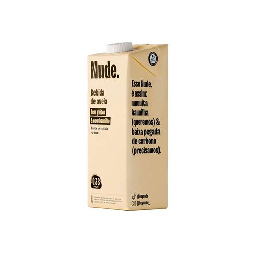 Nude Bebida de Aveia Baunilha 1L