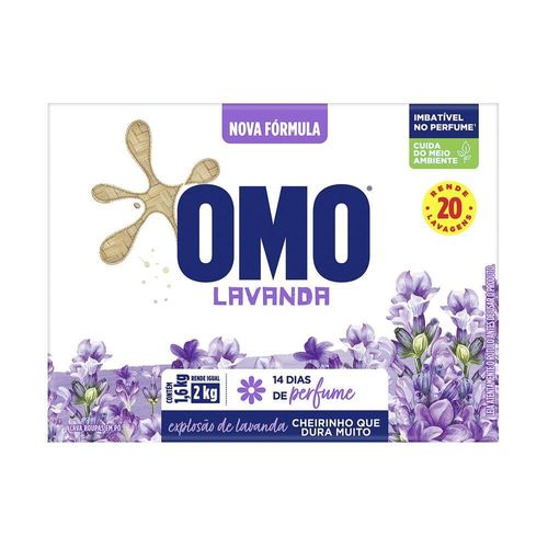Sabão em Pó Omo Lavanda 1.6kg