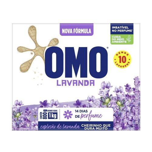 Sabão em Pó Omo Lavanda 800g