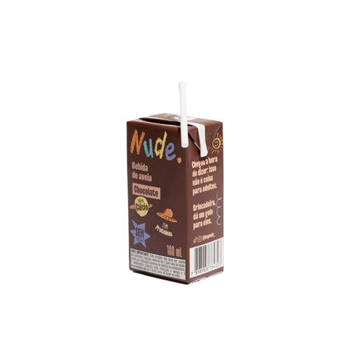 Nude Bebida de Aveia Nudinho Chocolate 180g