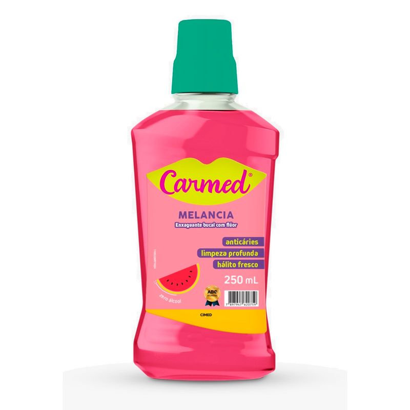 Enxaguatorio-Bucal-Zero-Carmed-Melancia-250ml