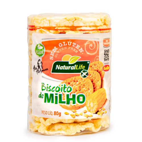 Biscoito de Milho Grande Sem Glúten Kodilar 80g