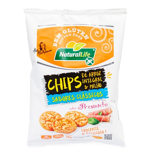 Chips de Arroz Integral Sem Glúten Presunto Kodilar 70g