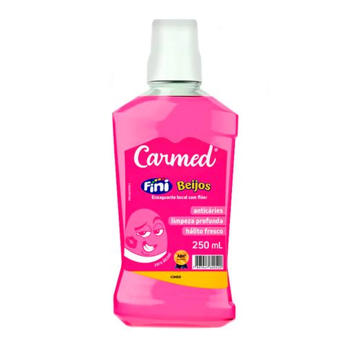 Enxaguante Bucal Zero Carmed Fini Beijo 250ml