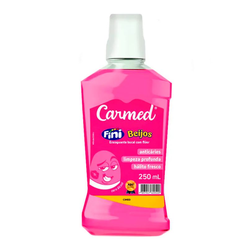 Enxaguante-Bucal-Zero-Carmed-Fini-Beijo-250ml