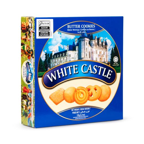 Biscoito Malaio Amanteigado Sortido White Castle 125g