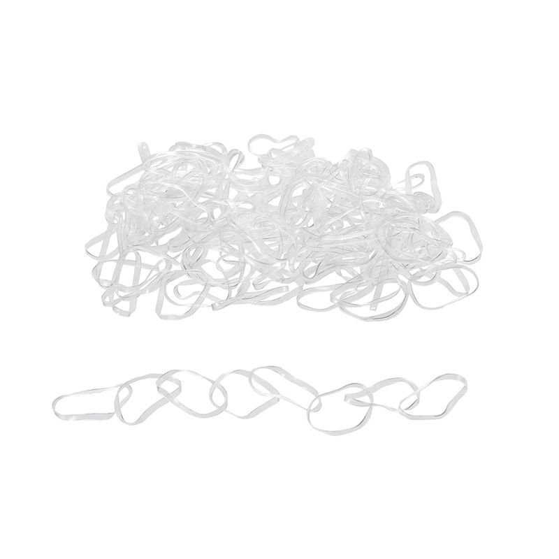 Elasticos-de-Silicone-Transparente-para-Cabelo-Proart-100-Unidades