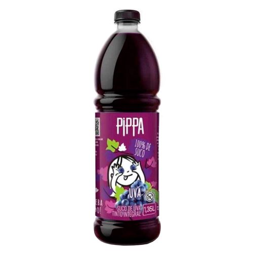 Suco de Uva Pippa Integral Pet 1,35ml