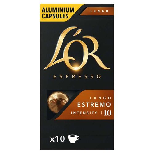 Cápsulas De Café Espresso Lungo Estremo L'Or com 10 Unidades