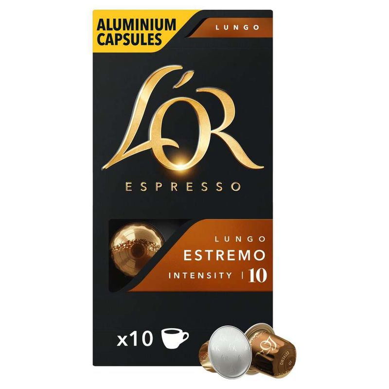 Capsulas-De-Cafe-LOr-Espresso-Lungo-Estremo-Caixa-Com-10-Unidades-52g