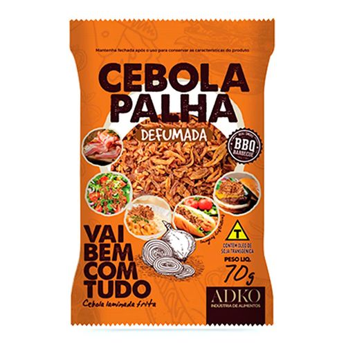 Cebola Palha Defumada Adko pacote 70g