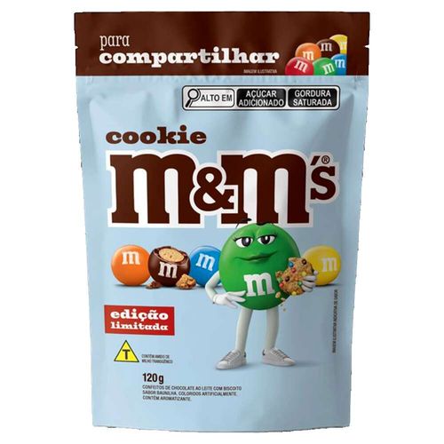 Confeitos M&M Cookies 120g