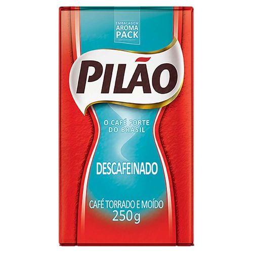 Café Torrado E Moído Pilão Descafeinado A Vácuo 250g