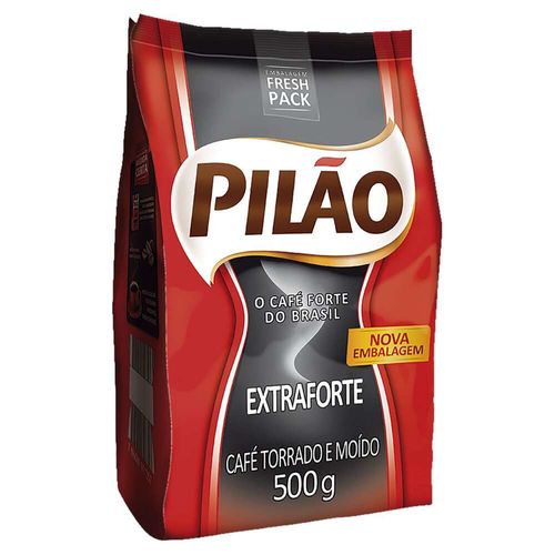 Café Torrado E Moído Pilão Extra Forte Fresh Pack 500g