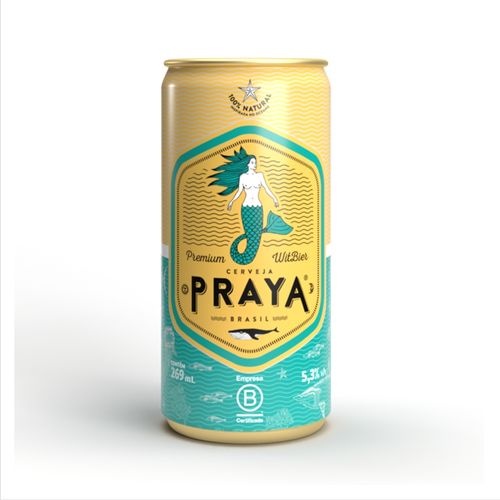 Cerveja Praya Receita Clássica 269ml