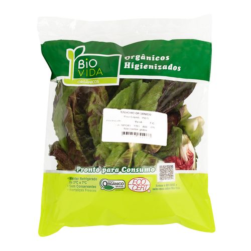 Radicchio Higienizado Orgânico Bio Vida